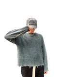 Nude Project Perfect Cropped Knit Sweater Dark Green one-kickz