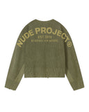 Nude Project Perfect Cropped Knit Sweater Green one-kickz