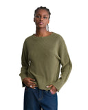 Nude Project Perfect Cropped Knit Sweater Green one-kickz