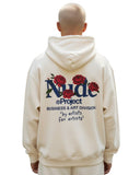 Nude Project Play With Logo Hoodie Marshmallow one-kickz