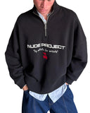 Nude Project Sport Quarter-Zip Black