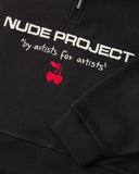 Nude Project Sport Quarter-Zip Black