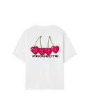 Nude Project Tee Cherry White Logo