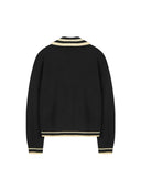 Nude Project Ying-Yang Quarter Zip-Knit Black one-kickz