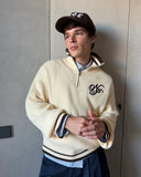 Nude Project Ying-Yang Quarter Zip-Knit off-white one-kickz