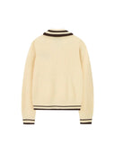 Nude Project Ying-Yang Quarter Zip-Knit off-white one-kickz