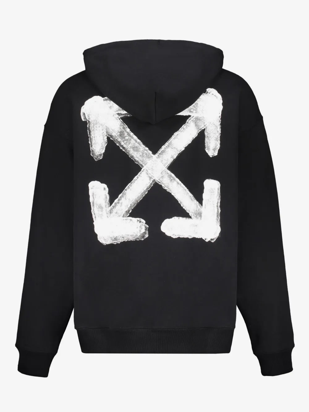 OFF-WHITE 3D Spray Arrow Skate Hoodie Black