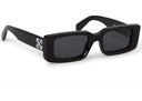 OFF-WHITE Arthur Rectangle Sunglasses Black/Dark Grey one-kickz