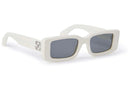 OFF-WHITE Arthur Sunglasses White/Dark Grey OERI127S24PLA0010107-FR one-kickz