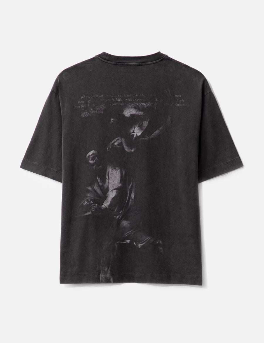 OFF-WHITE BW S Matthew Skate S/S Tee Black
