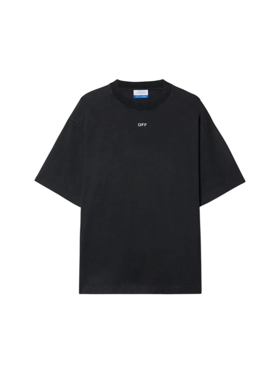 OFF-WHITE BW S Matthew Skate S/S Tee Black