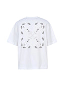 OFF-WHITE Bandana Arrow Skate Short Sleeve T-shirt White one-kickz