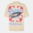 OFF-WHITE Beige Records Logo Skate T-Shirt one-kickz