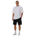 OFF-WHITE Chain Arrow Sweatshorts Black/White