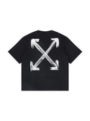 OFF-WHITE Chalk Arrow Skate Fit Tee Black one-kickz