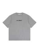 OFF-WHITE Chalk Arrow Skate Fit Tee Heather Grey