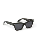 OFF-WHITE Cincinnati Square Sunglasses Black/Dark Grey OERI110S24PLA0011007-FR one-kickz