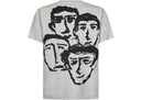 OFF-WHITE Faces Slim Fit Tee Grey one-kickz