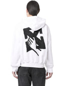 OFF-WHITE Hand Arrow Boxy Hoodie White