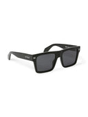 OFF-WHITE Lawton Square Sunglasses Black/Dark Grey OERI109S24PLA0011007-FR one-kickz