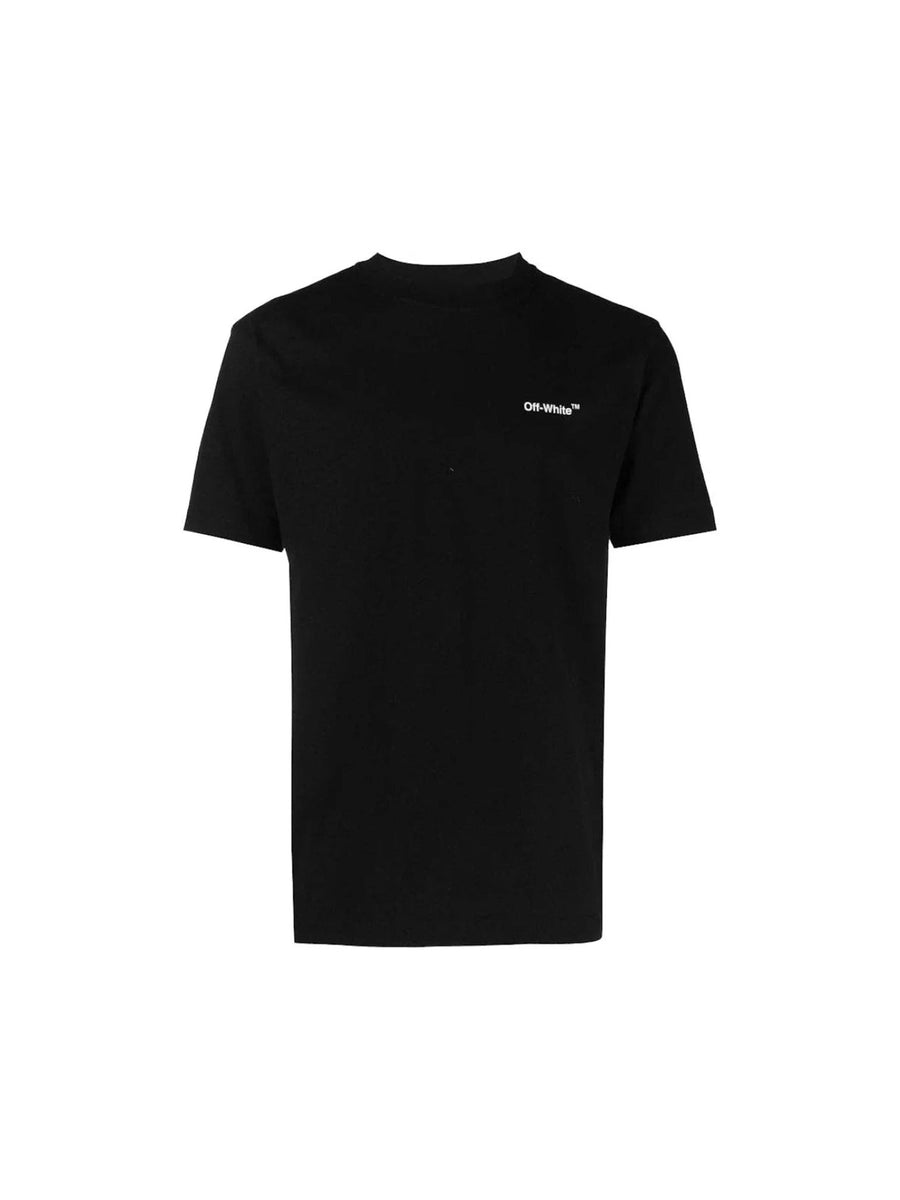 OFF-WHITE Off-White Men Chain Arr Slim S/S Tee Black/White