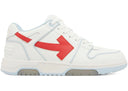 OFF-WHITE Out Of Office Low Tops Outlined Light Blue Red