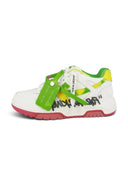OFF-WHITE Out Of Office OOO "For Walking" Low Tops White Multicolor Women's one-kickz