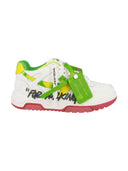 OFF-WHITE Out Of Office OOO "For Walking" Low Tops White Multicolor Women's one-kickz