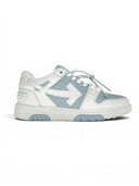 OFF-WHITE Out Of Office OOO Low Tops Light Blue White one-kickz