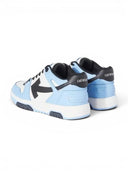 OFF-WHITE Out Of Office OOO Low Tops Light Blue Black Women's one-kickz