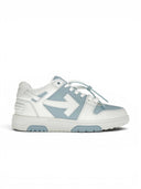 OFF-WHITE Out Of Office OOO Low Tops Light Blue White one-kickz
