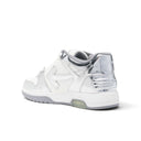 OFF-WHITE Out Of Office OOO Low Tops Silver White one-kickz
