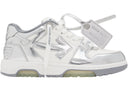OFF-WHITE Out Of Office OOO Low Tops Silver White one-kickz