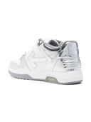 OFF-WHITE Out Of Office OOO Low Tops Silver White one-kickz