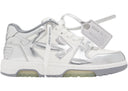 OFF-WHITE Out Of Office OOO Low Tops Silver White one-kickz