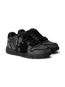 OFF-WHITE Out Of Office OOO Low Tops Strass Crystal Embellished Black