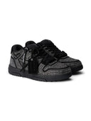 OFF-WHITE Out Of Office OOO Low Tops Strass Crystal Embellished Black one-kickz