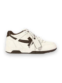 OFF-WHITE Out Of Office "OOO" Low Tops White Chocolate one-kickz