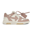 OFF-WHITE Out Of Office "OOO" Low Tops White Pink Women's one-kickz