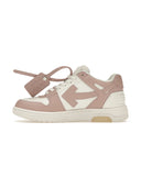 OFF-WHITE Out Of Office "OOO" Low Tops White Pink Women's one-kickz