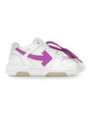 OFF-WHITE Out Of Office OOO Low Tops White Purple