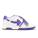 OFF-WHITE Out Of Office "OOO" Low Tops White Purple White one-kickz