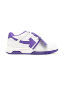 OFF-WHITE Out Of Office "OOO" Low Tops White Purple White one-kickz