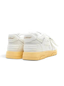 OFF-WHITE Out Of Office OOO Low Tops White Yellow one-kickz