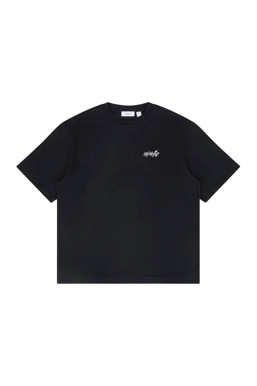 OFF-WHITE Paint Splatter Arrow Diag Skate Fit Tee Black