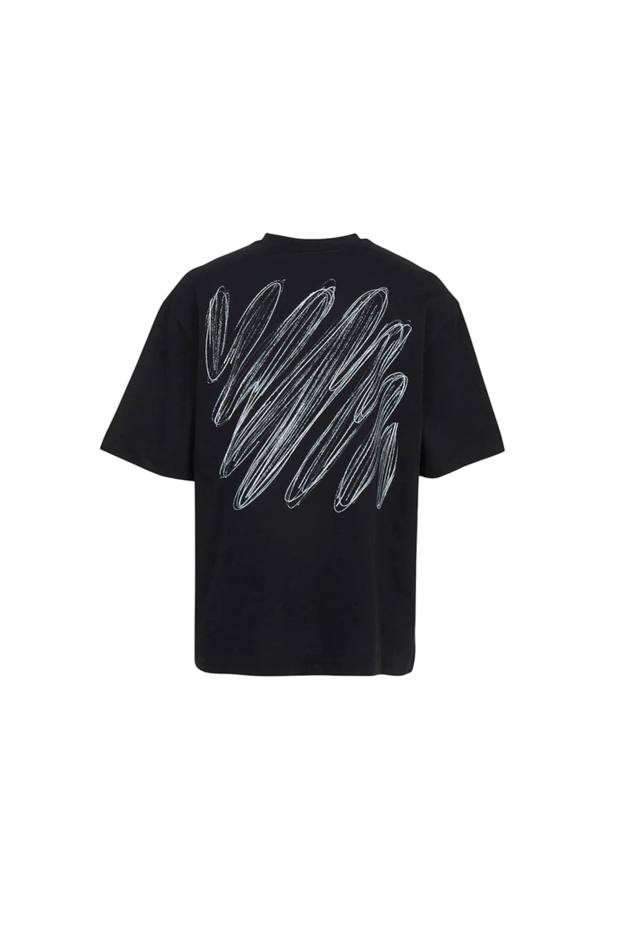 OFF-WHITE Scribble Diagonal Skate Short Sleeve T-shirt Black