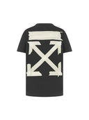 OFF-WHITE Slim Fit Tape Arrows T-Shirt Black/Beige one-kickz