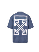 OFF-WHITE Tape Arrow Skate Fit Tee Blue one-kickz