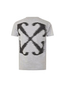 OFF-WHITE Windy Arrow Skate S/S Tee Light Grey Melange one-kickz