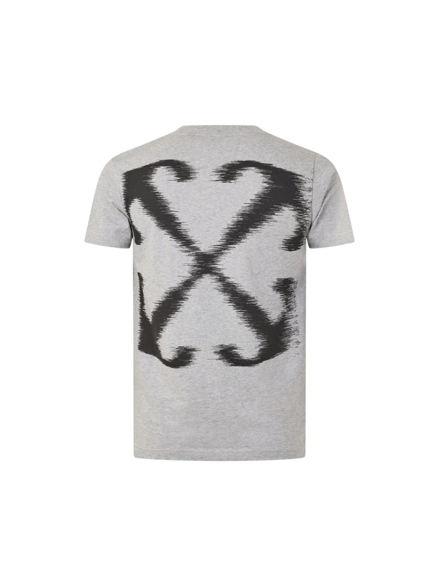 OFF-WHITE Windy Arrow Skate S/S Tee Light Grey Melange